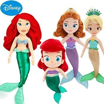 Fashion Cute Disney Princess Family Stuffed Plush Toys For Collection 12 inch