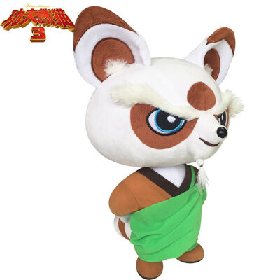 8 inch 3 Master Shifu Stuffed Cartoon Plush Toys Green and White