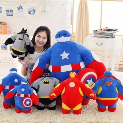 20cm Lovely Big Hero 6 and Avengers Stuffed Plush Toys For Kids