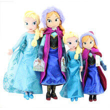 Disney Princess Dolls Cartoon Stuffed Disney Plush Toys 50cm