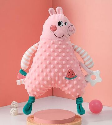 Baby comfort blanket with Plush Stuffed soft toy 40*26cm