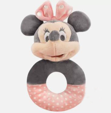 Cute Disney Baby Rattle Plush toys 17cm