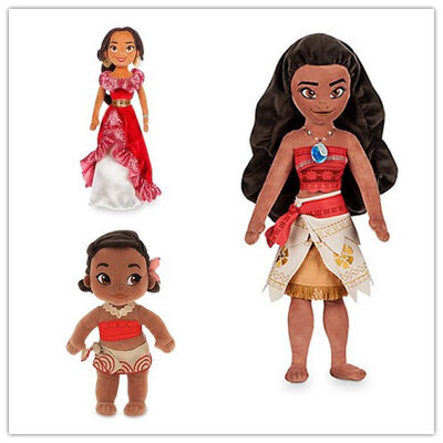 Cute Moana Cartoon Disney Plush Toys , Disney Princess Stuffed Dolls