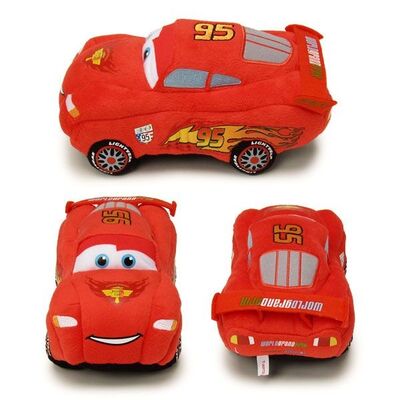 Red Original Disney Roadster Racers Cars Toys 3 Stuffed Cartoon Plush Toys For Baby Playing