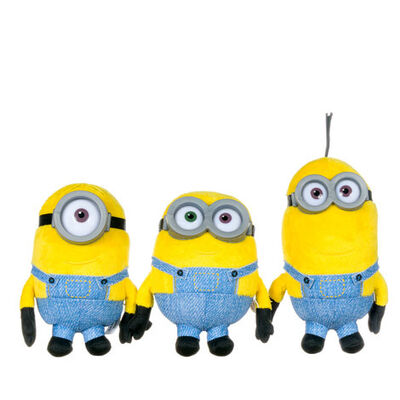 Despicable me 3 Minions 3D eye Cartoon Plush Toys Yellow 18cm Baby Plush Toys