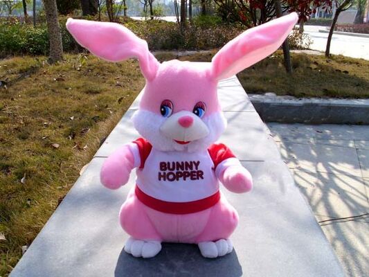 Funny Singing and Talking Plush Toys with Moving Ear Easter Bunny
