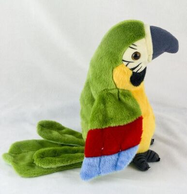 20cm Parrot Animal Plush Toys , Red / Blue / Yellow Color