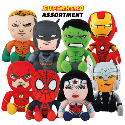 Original Cartoon Super Hero Plush Toys Collection For Promotion Gifts 8 Inch