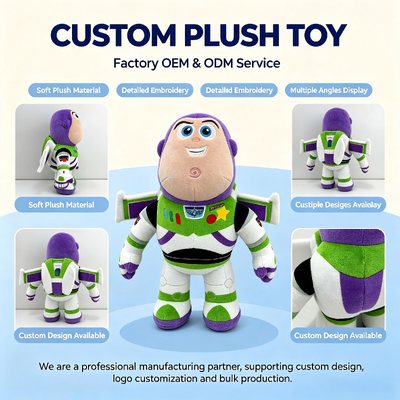 Cute Story Disney Animation Character Plush Toys OEM dla światowych importerów zabawek