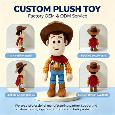 Cute Story Disney Animation Character Plush Toys OEM dla światowych importerów zabawek