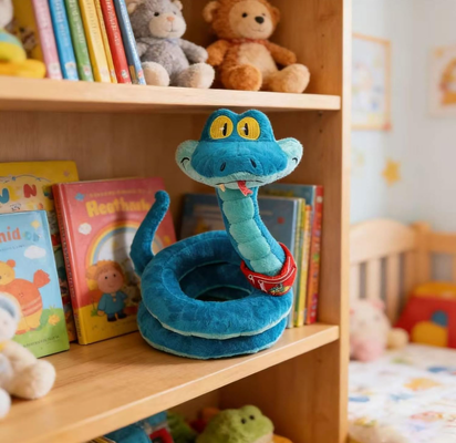 Urocza pluszowa zabawka Gary De'Snake Disney miękkie zabawki 35*12*15cm