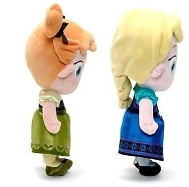 Small Girls Disney Plush Toys Elsa And Anna Frozen Baby Dolls 30cm
