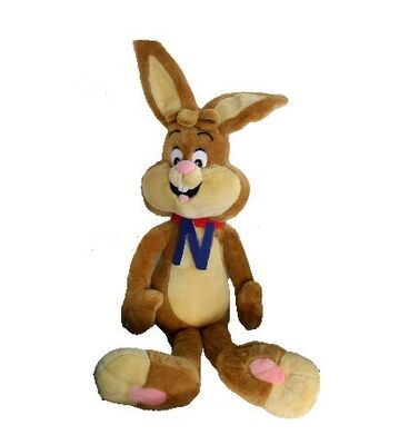 16 inch Soft Brown Stuffed Easter Bunnies For Festival Celebration