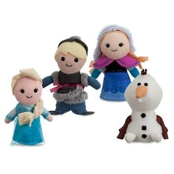 Lovely Cartoon Plush Toys Frozen Soft Finger Puppets For Promotion Gifts And Premium