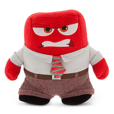 9inch Inside Out  Disney Cartoon Stuffed Plush Toys Embroidery Anger