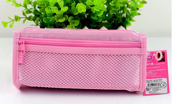 Purple / Pink Disney Princess Plush Pencil Bag with Zipper For Promotion Gifts