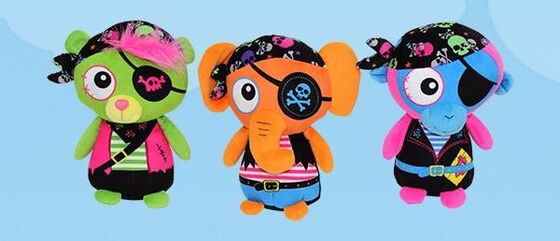 8 inch Carnival Characters Halloween Plush Toys Small Stuffed Animals