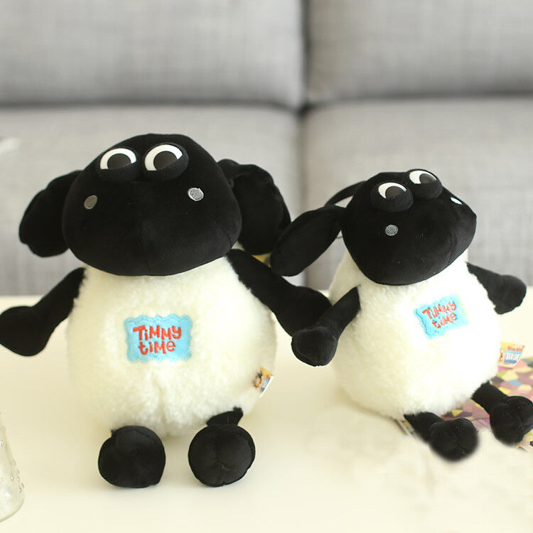 Cartoon Shaun Sheep Animal Soft Plush Toys Hot Stuffed Black White