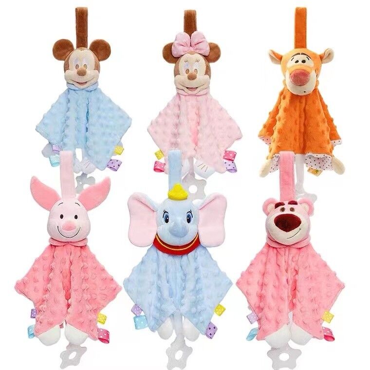 Cute and Lovely Baby comfort blanket with soft toy 35*35cm