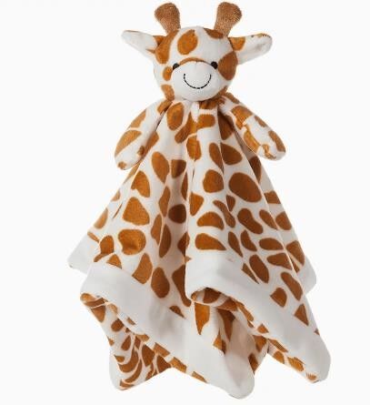 Baby comfort Towel with Plush Animal Head soft toy 33*33cm