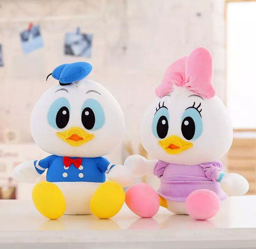 Disney Donald Duck And Daisy With Foam Particle Material / Nanoparticles Disney Stuffed Toys