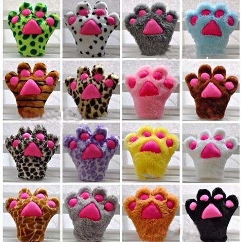Plush Paw Gloves Hand Puppet stuffed Animal Plush Toys For Promotion Gifts