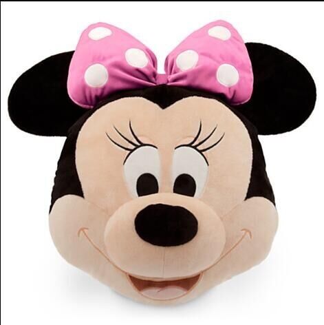 Original Disney Mickey Mouse and Minnie Mouse Big Head Cushions And Pillows