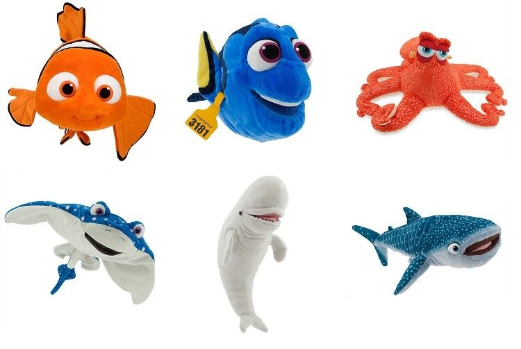 Disney Cartoon Finding Dory 2 Plush Baby Animals Full Color Lovely