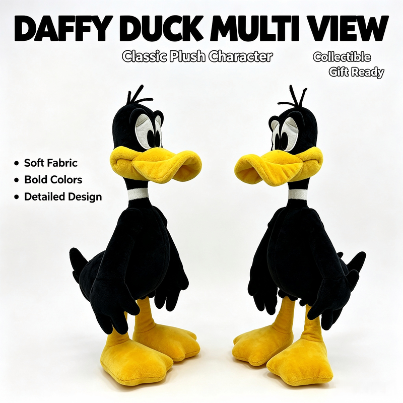 Zabawki pluszowe Kaczor Daffy z Looney Tunes Disney ze 100% bawełny PP