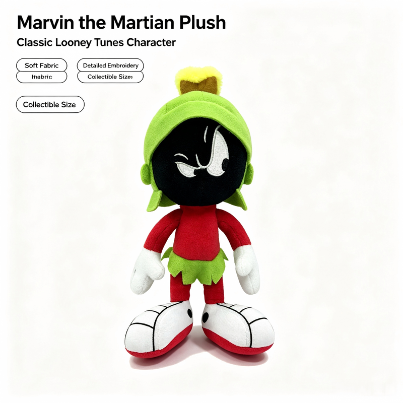 Pluszowe zabawki Marvin Martian Looney Tunes Disney dla dzieci od 3 lat