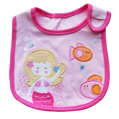 Lovely Princess Soft Cotton Baby Bibs Waterproof Saliva Towel Bib For Kid Feeding